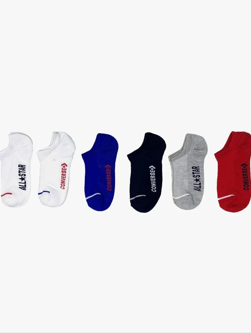 Converse 6-PK Lightweight No-Show Socks
